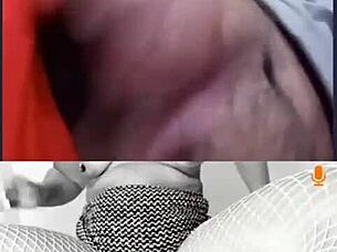 cum tribute to hotty puttta unleashes huge cumshot with latina milf dildo toys