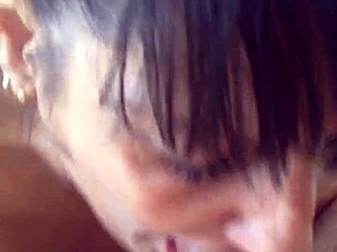 Sloppy Blowjob Performed With Intense Enthusiasm