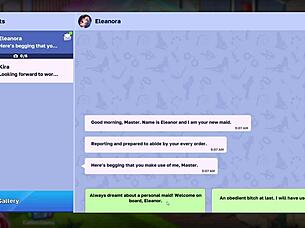 Maid Servant Gameplay Features Hot Women With Big Assets In Hornyvilla