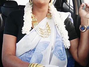 Indian Bhabi Craves A Long Drive For Wild Fucking With Telugu Dirty Talks!