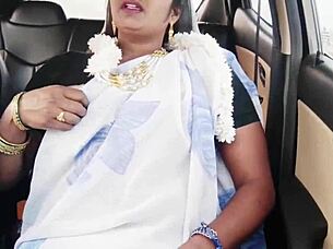 Indian Bhabi Craves A Long Drive For Wild Fucking With Telugu Dirty Talks!