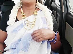 Indian Bhabi Craves A Long Drive For Wild Fucking With Telugu Dirty Talks!