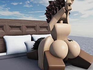 Oh yeah, that blacked femboy's sissy hole gets used up by massive bbc in rough doggystyle.