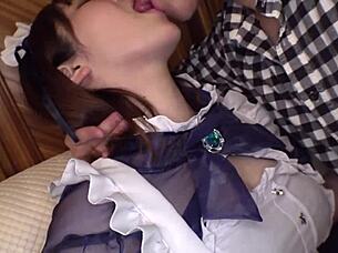 Part1 of cosplay adventure with amateur Japanese woman in costume