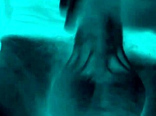 Husband leaves wife at hotel with friend for beer run, he tricks her into sucking big cock and facial handjob.