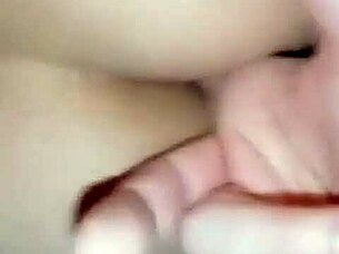 Horny Hubby Fingering Cheating Wife's Pussy and Ass Bent Over