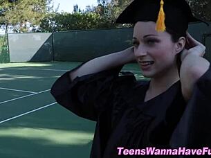 I feel so aroused watching teen lesbians passionately eating each other out