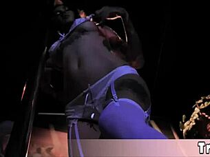 Long Legged Stripper Fucks VIP Client