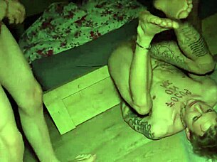 Two cute guys sneaked away from friends to enjoy intense fucking with big cocks. Part 1 shows their passionate encounter.