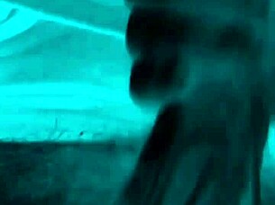 Husband leaves wife at hotel with friend for beer run, he tricks her into sucking big cock and facial handjob.