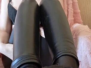 Me in latex dominates your every fetish desire with total control