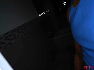 Gypsy Rose rides big black cock in interracial cowgirl sex. Can't get enough! 🍆🔥