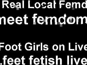 Why don't you jerk your cock to our perfect little feet while we tease you with footjob action?