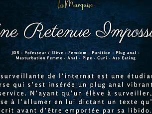 I feel so dominated in this french femdom anal audio