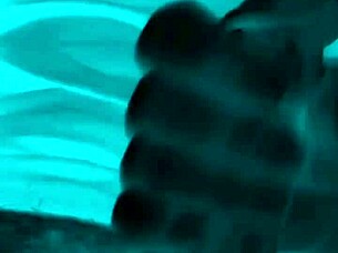 Husband leaves wife at hotel with friend for beer run, he tricks her into sucking big cock and facial handjob.