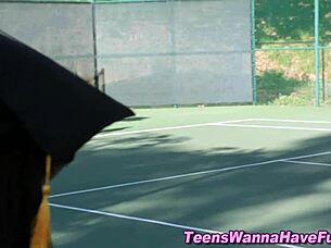 I feel so aroused watching teen lesbians passionately eating each other out