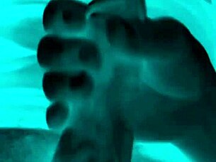 Husband leaves wife at hotel with friend for beer run, he tricks her into sucking big cock and facial handjob.