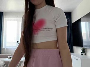 Found out my friend works as a webcam took a chance and fucked her hard!