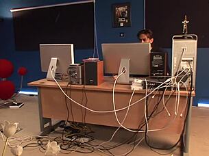 beautiful black woman in lingerie gets her shaved pussy fucked gently