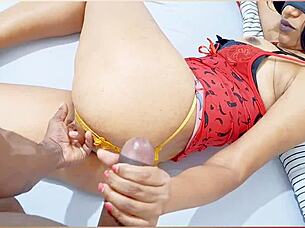 Arrived home to find the maid relaxing with her big ass up on my bed.