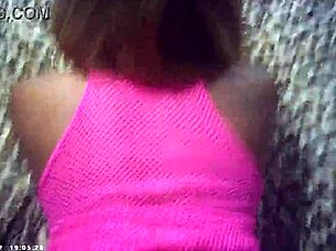 behind the scenes footage captures interracial doggystyle sex with glasses on in a raw pov style