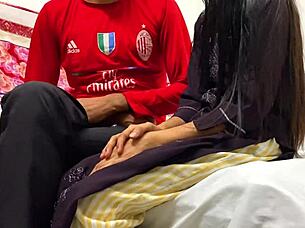 Hey, friend's widow with big ass and tight pussy gets rough anal in homemade HD action