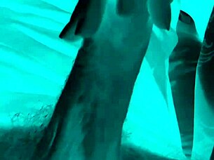 Husband leaves wife at hotel with friend for beer run, he tricks her into sucking big cock and facial handjob.