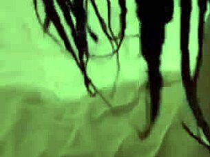 Naughty maid twerking her big ass in homemade video