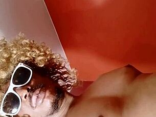 What is Sundaydogood614 doing in this shaved pussy update video from May 14 2024?