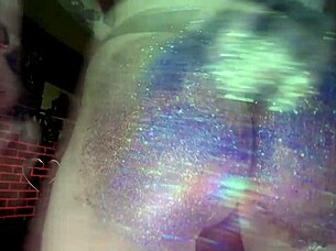 Who Wants This Big Butt Oil Massage with Colourful Glitters and Sexy Curves?!