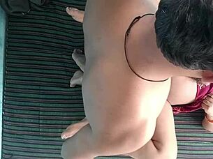 ever wondered how a chubby indian wife gets her fat pussy fucked and filled with cum