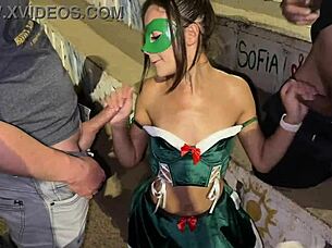 gang bang de natal na praça do mirante dogging with czech and brazilian swingers getting wild outdoors 😈🔥