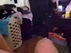 Hey, what if Kandy Kane's big tits and ass get deepthroated in this homemade blowjob session?