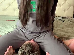 Bedroom Beating Facesitting Domination Wrestling