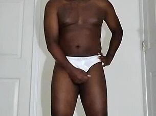 my first time masturbating since august 24th this year in white underwear 2