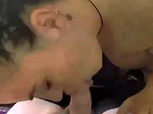 Hey, what if Kandy Kane's big tits and ass get deepthroated in this homemade blowjob session?