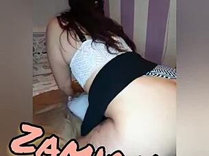 insatiable married latina gets anal fucked hard by neighbor in amateur session