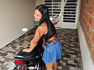 Feeling Excited Convincing Girl From Party To Come Home