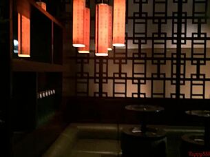 why does this blonde crave anal and blowjob action in a public restaurant toilet with facial cumshot