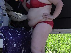 I spy mature lesbians with big asses outdoors