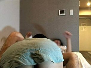 Hey, this amateur Japanese girl from work is getting wild and intense during our hot session 😏📞