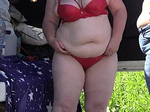 I spy mature lesbians with big asses outdoors