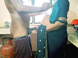 Desi Bhabhi Takes on Huge Cock in Intense Fucking Session with Facial Cumshot Explosion