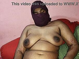 Big ass Indian wife experiences an unexpected intense fuck leading to cum filling her pussy deeply