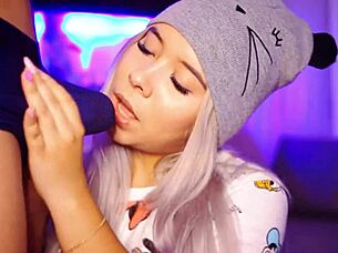 This submissive latina with bubble butt and chubby ass can't sleep without tasting cum on her tongue, always craving more from her lover!