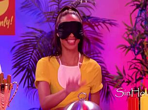 I get my strapon wet at hotdog eating contest with tall ebony girl