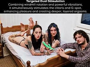 Extreme squirting orgasm moments in lesbian video at specific timestamps from Vivifie