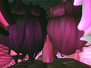 Raw Intensity! He Made Us Dress Up For Rough Blacked 3some With Big Cock And Creampie!