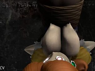 Possessed Daisy delivers intense titfuck on monster cock with big tits cumshot