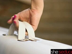 why not dive into her wet pussy with my tongue for that ultimate happy ending